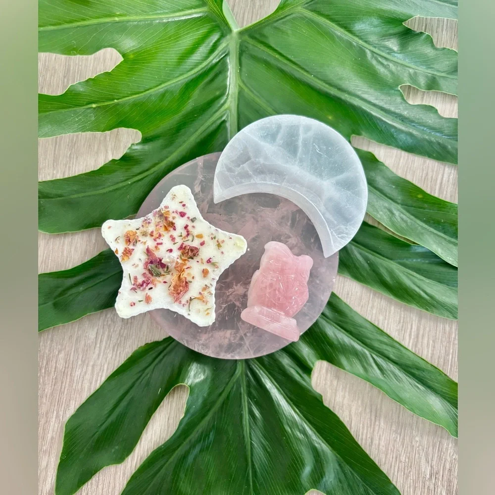 Crystal & candle gift set